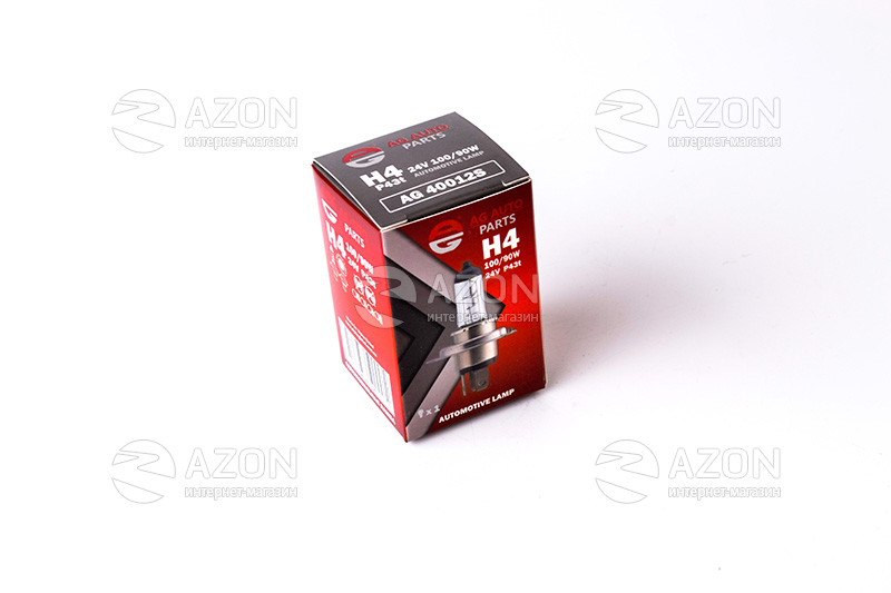 Лампа автомобильная H4 24V 100/90W P43T STD (ближняя/дальняя) AG AUTO PARTS Купить Лампа автомобильная H4 24V 100/90W P43T STD (ближняя/дальняя) AG AUTO PARTS