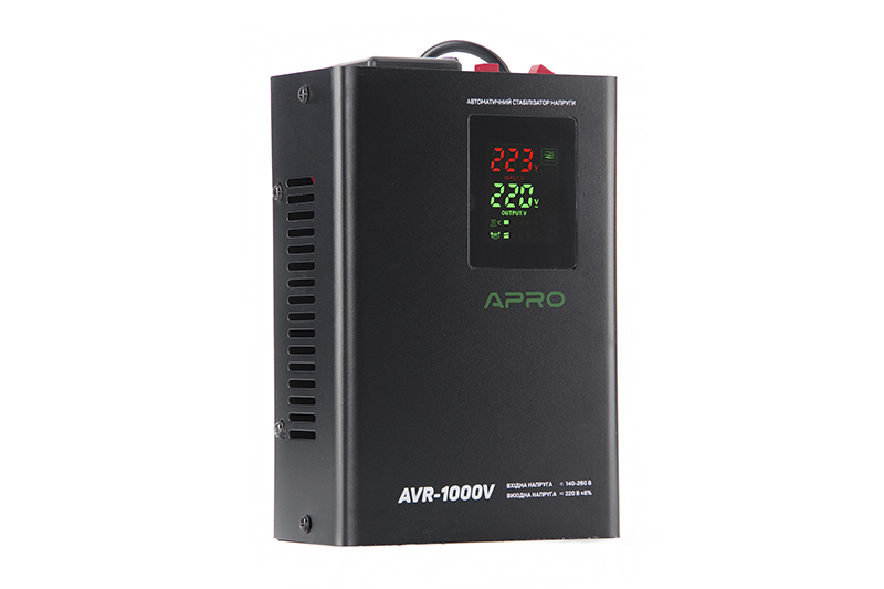 Стабилизатор напряжения релейный AVR-1000V (подвесной) APRO