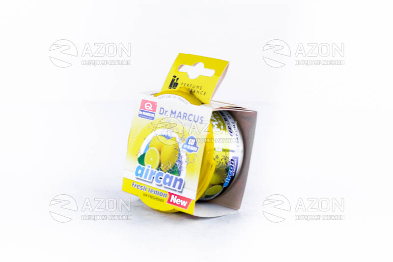 Автомобильный освежитель воздуха AIRCAN Fresh lemon (лимон) 40 г. (ароматизатор - банка) Dr. Marcus Автомобильный освежитель воздуха AIRCAN Fresh lemon (лимон) 40 г. (ароматизатор - банка) Dr. Marcus