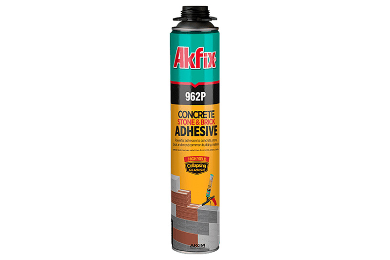Клей-піна професійна для газоблоків і бетона 962 900г Akfix Клей-пена профессиональная для газоблоков и бетона 962 900г Akfix