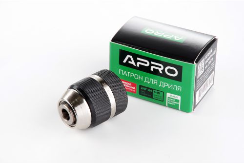 Патрон для дрилі швидкозажимний 3/8*24, 1,0-10мм APRO Патрон для дрели быстрозажимной 3/8*24, 1,0-10мм APRO