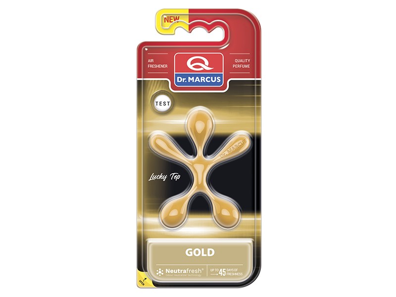 Ароматизатор Lucky Top Золото (Gold) Doctor Marcus Ароматизатор Lucky Top подвеска Золото (Gold) Doctor Marcus