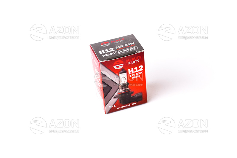 Лампа автомобильная H12 12V 53W PZ20D HD (ближняя/дальняя, противотуманная) AG AUTO PARTS Купить Лампа автомобильная H12 12V 53W PZ20D HD (ближняя/дальняя, противотуманная) AG AUTO PARTS