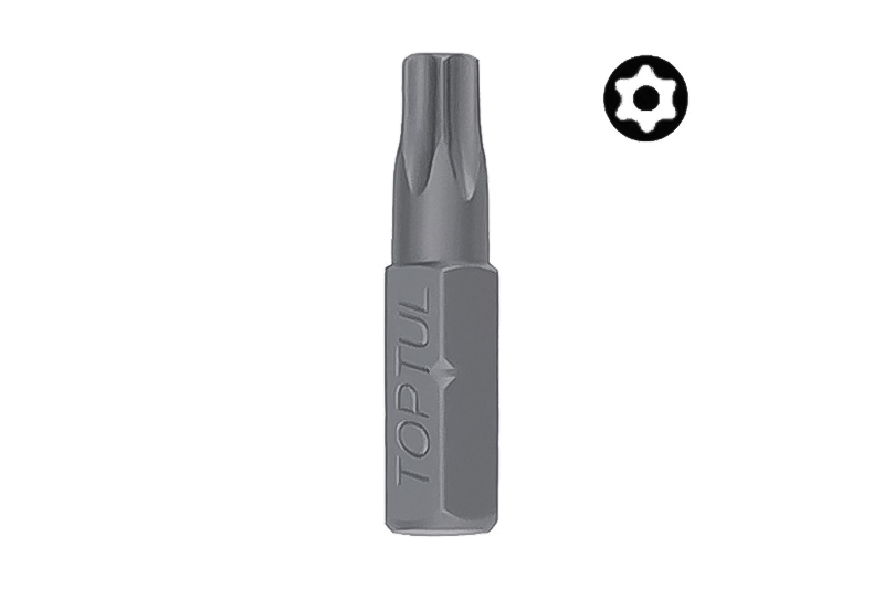 Бита TORX с отверстием TOPTUL 1/4" 25мм T40 FSGA0840 Бита TORX с отверстием TOPTUL 1/4" 25мм T40 FSGA0840