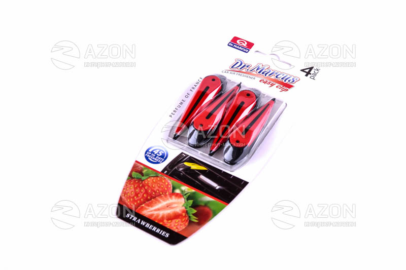 Автомобильный освежитель воздуха Easy Clip Strawberries (ароматизатор - клипса) Dr. Marcus Купить Автомобильный освежитель воздуха Easy Clip Strawberries (ароматизатор - клипса) Dr. Marcus