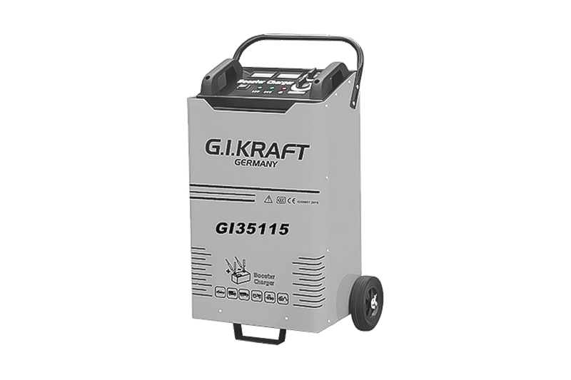 Пусковий зарядний пристрій 12/24V, 3600A, 380V G.I.KRAFT GI35115 Пусковое зарядное устройство 12/24V, 3600A, 380V G.I.KRAFT GI35115