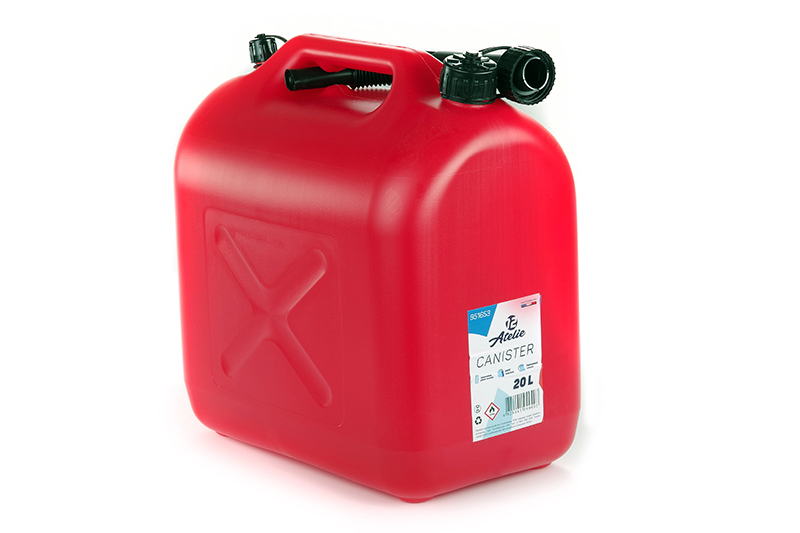 Канистра пластиковая 20л HDPE с воронкой, воздушным клапаном и прозрачной мерной полосой 12 Atelie