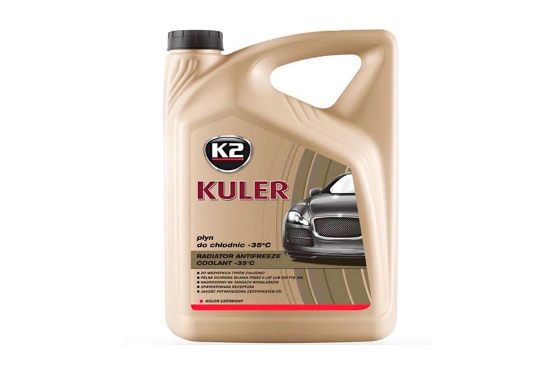 Антифриз TURBO KULER -35 (красный G12+) 5л К2
