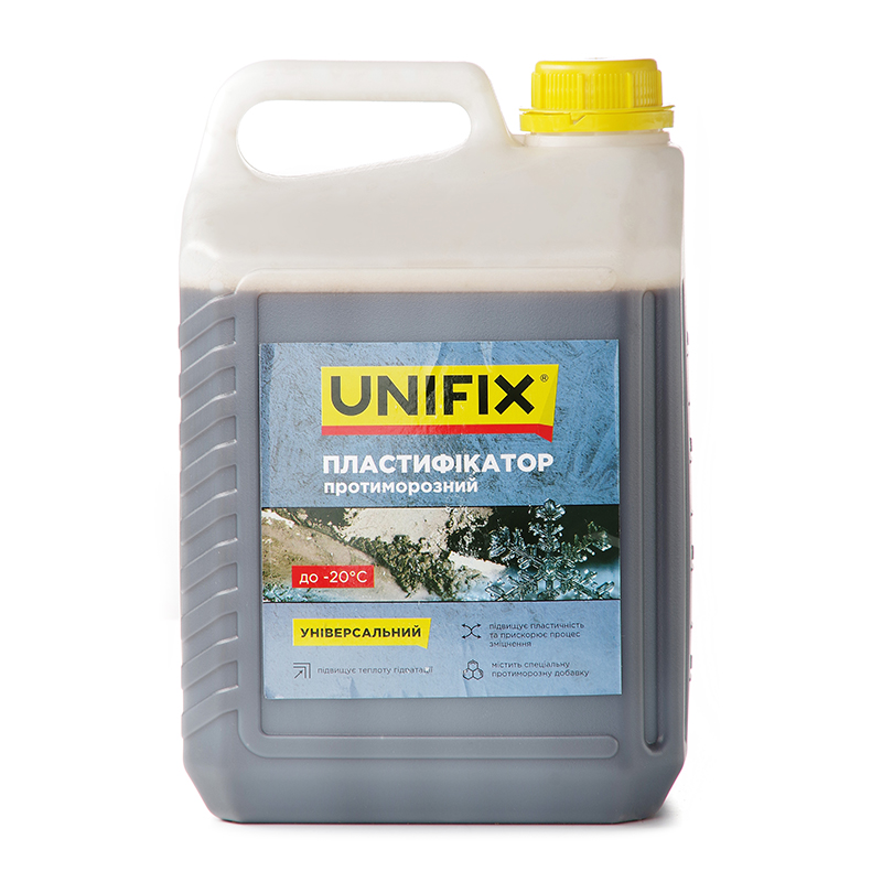 Пластифікатор універсальний протиморозний 6кг UNIFIX Пластификатор универсальный противоморозный 6кг UNIFIX