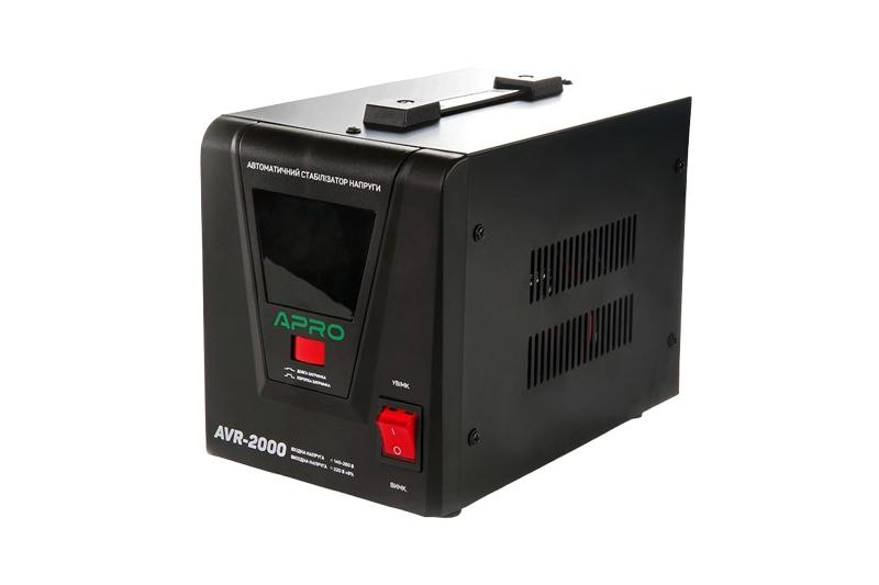 Стабилизатор напряжения релейный AVR-2000, 1600Вт APRO