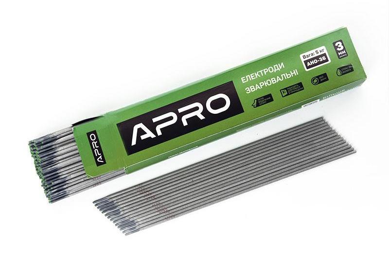 Электроды сварочные АНО-36 5кг 3мм APRO