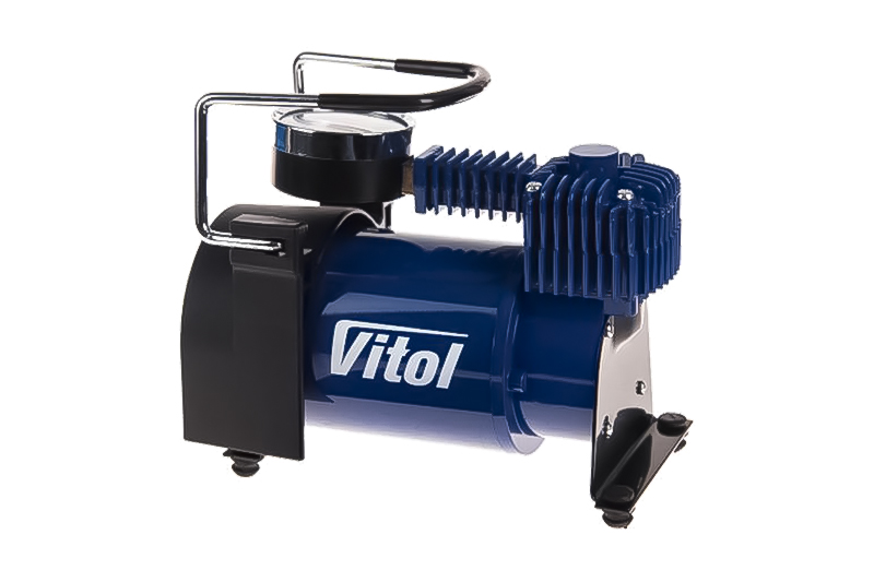 Компрессор автомобильный 150psi 14А 37л/мин прикуриватель (K-40) VITOL