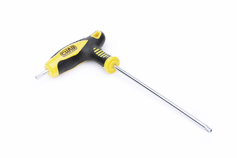Ключ TORX Т-образный Т20 95*195мм с обрезиненной рукояткой СИЛА