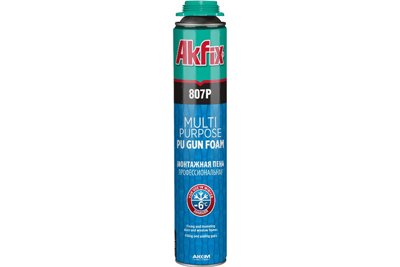 Піна професійна 807P (-6°) 750мл (зимова) Akfix Пена профессиональная 807P (-6°) 750мл (зимняя) Akfix