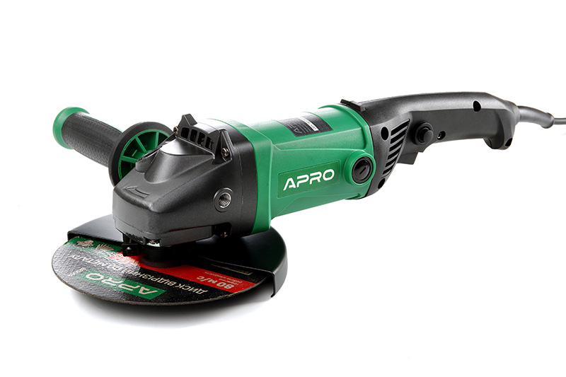 Машина шлифовальная угловая Ø180 1500 М (болгарка) APRO