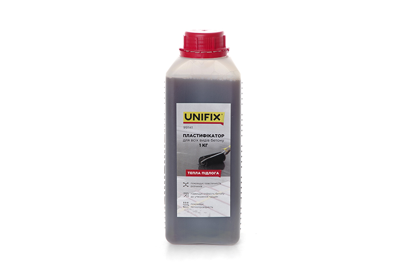 Пластифікатор для теплої підлоги 1кг UNIFIX Пластификатор для теплого пола 1кг UNIFIX