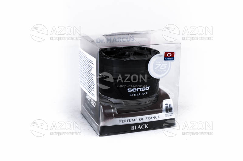 Автомобильный освежитель воздуха Senso Deluxe Black (черный) (ароматизатор) Dr. Marcus Купить Автомобильный освежитель воздуха Senso Deluxe Black (черный) (ароматизатор) Dr. Marcus