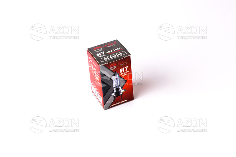 Лампа автомобільна H7 12V 100W PX26D STD (ближня/дальня, протитуманна) AG AUTO PARTS Лампа автомобильная H7 12V 100W PX26D STD (ближняя/дальняя, противотуманная) AG AUTO PARTS