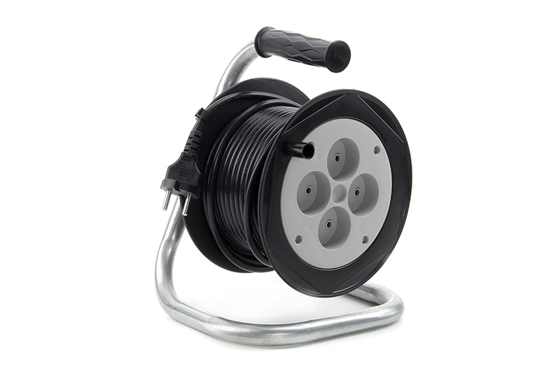 Удлинитель на катушке 2х1,0 кв.мм 10м APRO