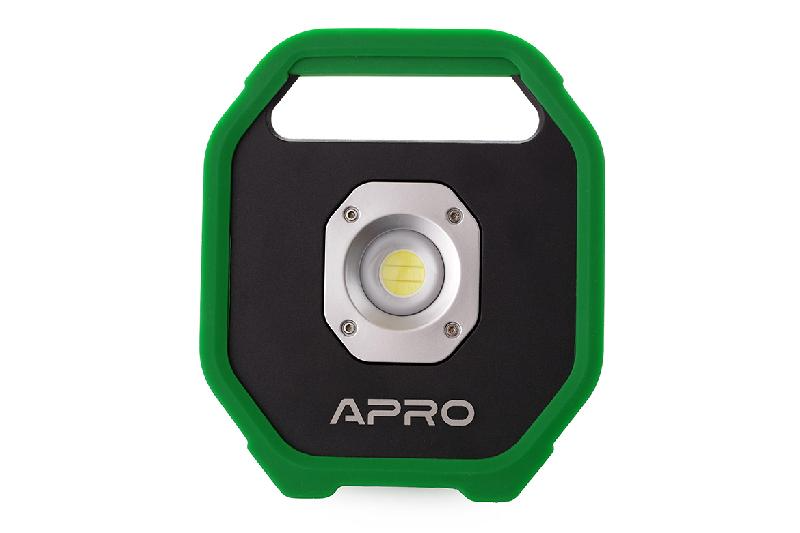 Аккумуляторный светодиодный прожектор 10Вт (Li-ion 3.7V 4400mAh) APRO