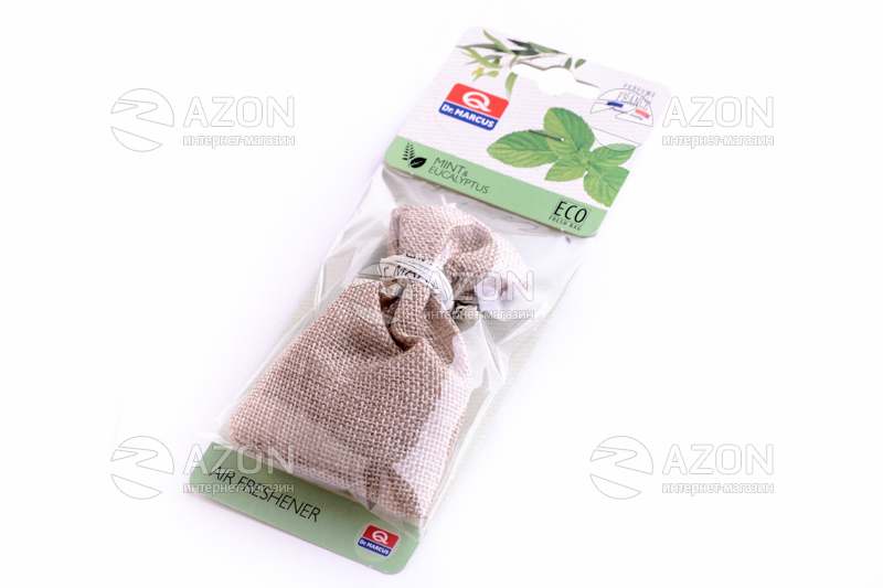 Автомобильный освежитель воздуха Fresh Bag ECO Mint & Eucaliptus (мята с эвкалиптом) 20 г (ароматизатор - мешочек с шариками) Dr. Marcus Купить Автомобильный освежитель воздуха Fresh Bag ECO Mint & Eucaliptus (мята с эвкалиптом) 20 г (ароматизатор - мешочек с шариками) Dr. Marcus