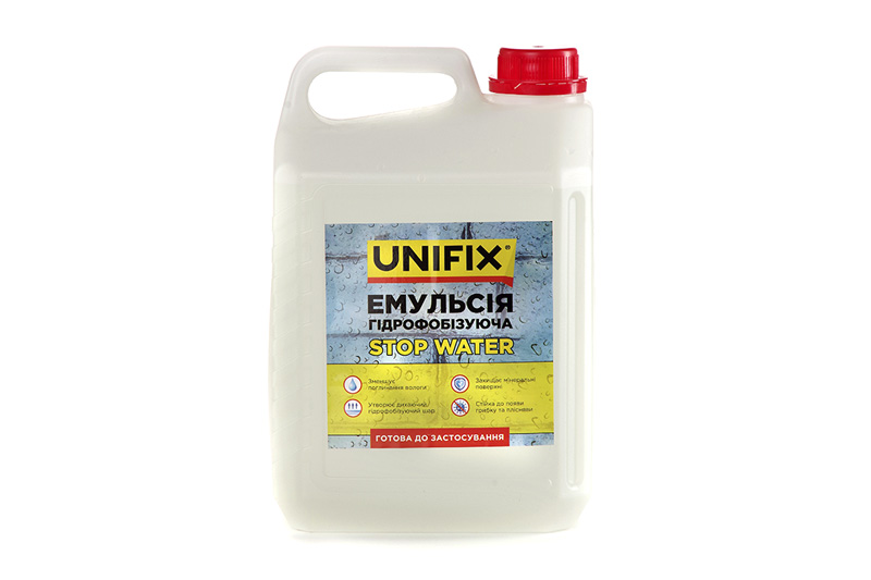 Емульсія гідрофобізуюча 5кг UNIFIX Эмульсия гидрофобизирующая 5кг UNIFIX