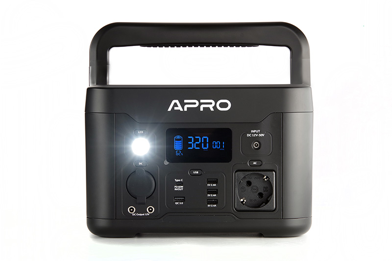 Зарядная станция PS-500 220В 500Вт (515Вт/ч) с беспроводной зарядкой APRO