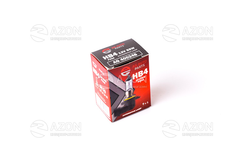 Лампа автомобильная HB4 12V 55W P22D STD (ближняя/дальняя, противотуманная) AG AUTO PARTS Лампа автомобильная HB4 12V 55W P22D STD (ближняя/дальняя, противотуманная) AG AUTO PARTS