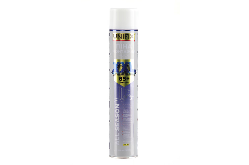 Пена ручная Всесезонная XXL 65+л 850мл UNIFIX