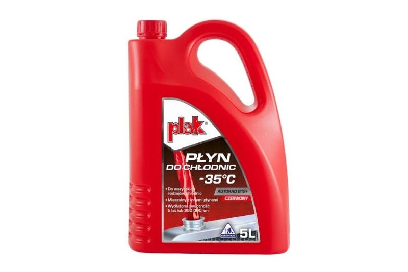 Антифриз AUTORAD 5L GOTOWY (Класс G12+, -35°C) PLAK ATAS