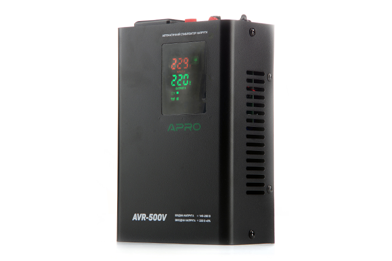 Стабилизатор напряжения релейный AVR-500V (подвесной) APRO