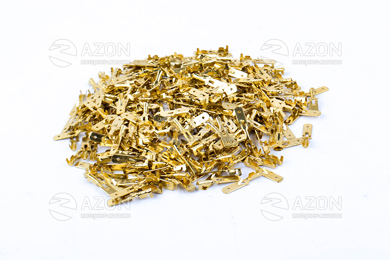 Клемма плоская (папа) 6,3мм (наконечник) (300шт) WTE