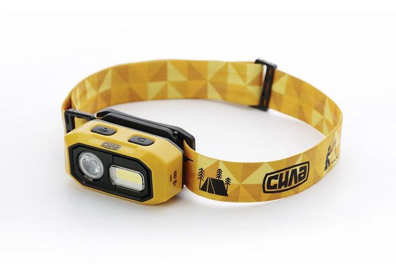 LED фонарь налобный (аккумулятор Li-ion 3.7V 1450 мАч ) с сенсором Тесла СИЛА