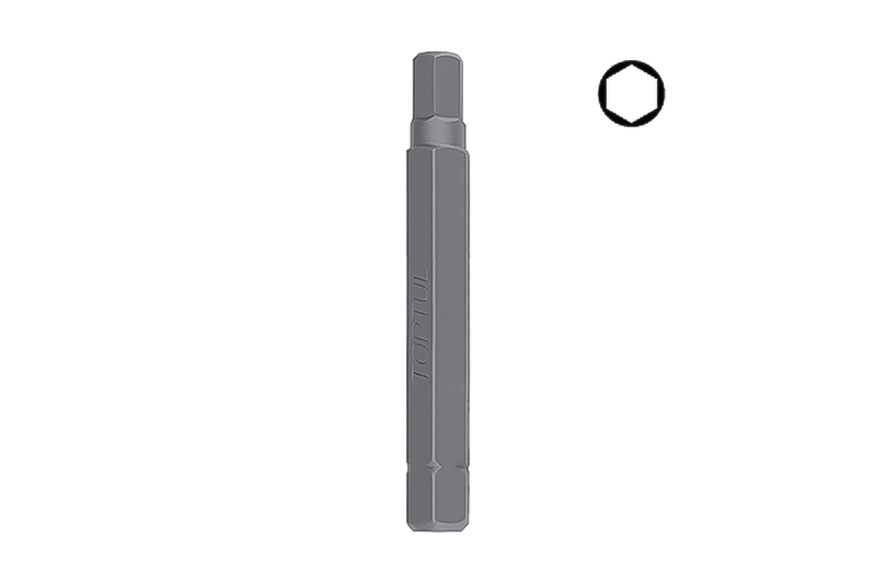 Бита шестигранная TOPTUL 10мм L-75мм HEX 8мм FSDB1208 Бита шестигранная TOPTUL 10мм L-75мм HEX 8мм FSDB1208