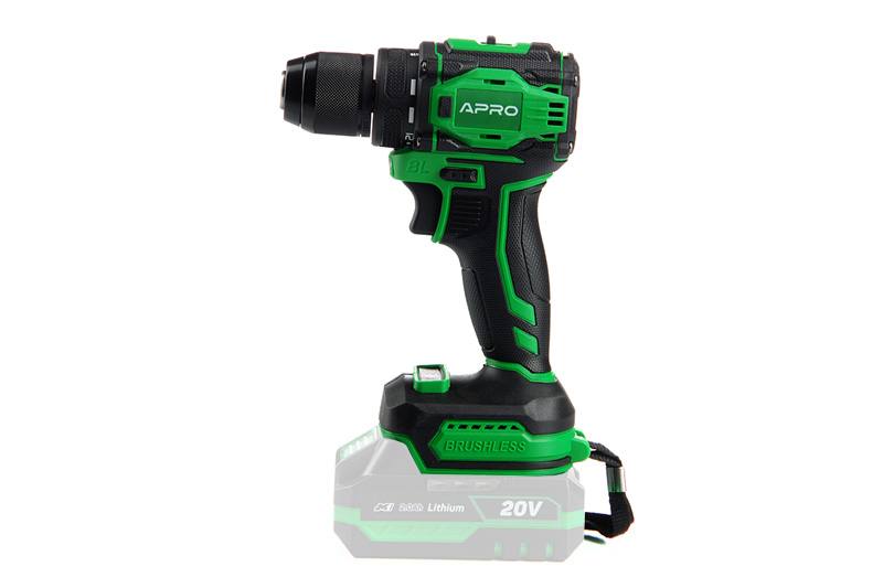 Дрель-шуруповерт бесщеточная MS 20DB 20В, без АКБ, без ЗУ APRO