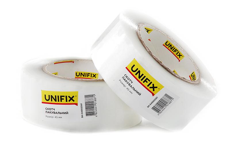 Лента клейкая упаковочная 38мкм 45мм SK-54005561 500 UNIFIX