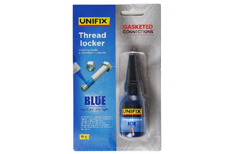 Фиксатор резьбы для разборных соединений синий 10г UNIFIX