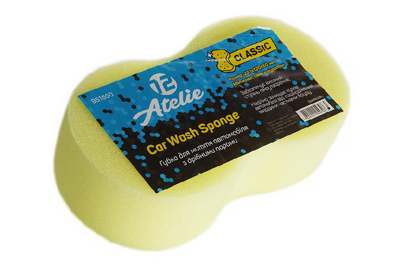 Губка для мойки автомобиля Classic с мелкими порами 12 Atelie