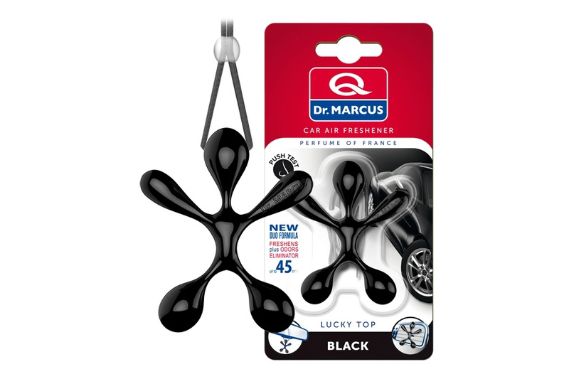 Ароматизатор LUCKY TOP чорний (Black) (підвіс) Ароматизатор LUCKY TOP черный (Black) (подвес)