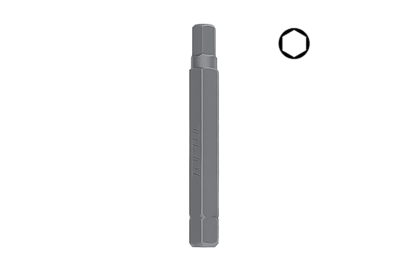 Бита шестигранная TOPTUL 10мм L-75мм HEX 7мм FSDB1207 Бита шестигранная TOPTUL 10мм L-75мм HEX 7мм FSDB1207