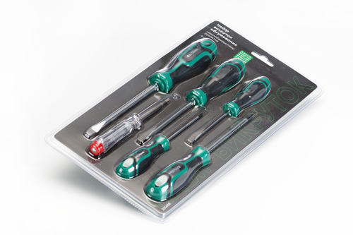 Набір викруток обгумованих SL3x75, SL5x100, SL6x125, PH0x75, PH1x100 (6шт) Стандарт СИЛА Набор отверток обрезиненных SL3x75, SL5x100, SL6x125, PH0x75, PH1x100 (6шт) Стандарт СИЛА