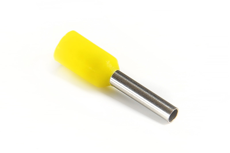 Наконечник с изолицией втулочный E 0.5/8 желтый (пач 100шт) APRO