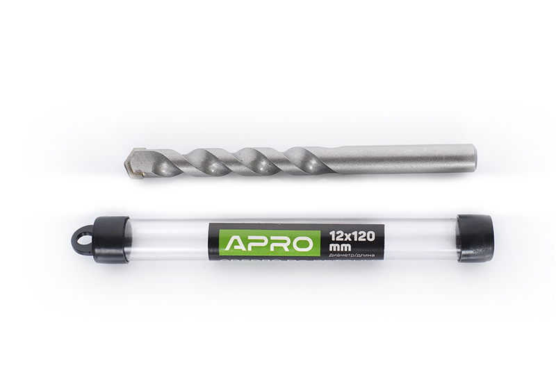 Свердло до бетону 10х120мм APRO Сверло по бетону 10х120мм APRO