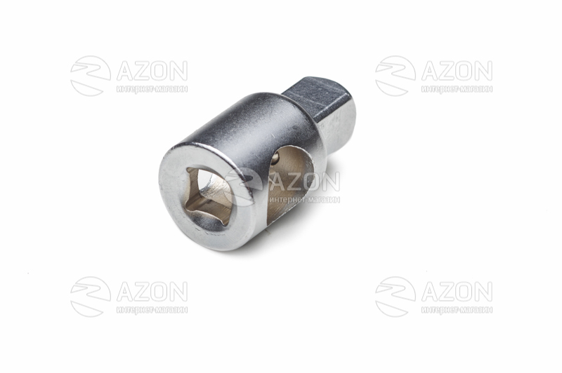 Перехідник CrV 3/8(М) x 1/2(П) з отвором для воротка СИЛА Переходник CrV 3/8(М) x 1/2(П) с отверстием для воротка СИЛА