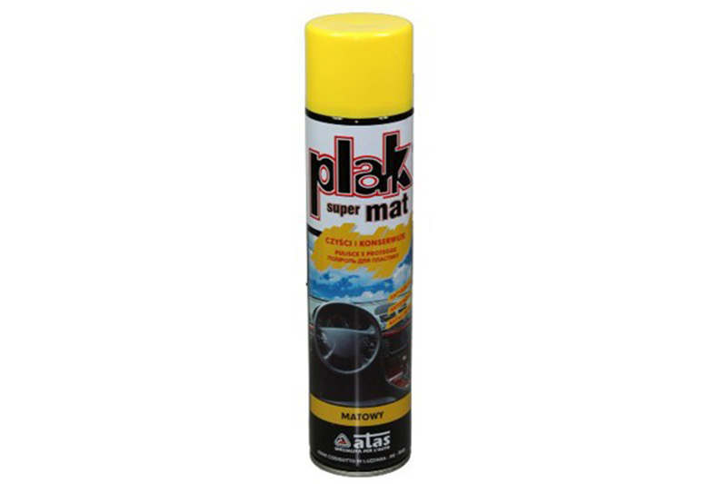 Поліроль для торпеди Plak SUPERMAT Limone (лимон) 600мл (аерозольний) матовий ATAS Полироль для торпедо Plak SUPERMAT Limone (лимон) 600мл (аэрозольный) матовый ATAS