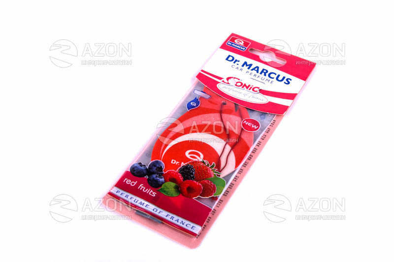 Ароматизатор SONIC червоні ягоди (Red Fruits) (картонна підвіска) Ароматизатор SONIC красные ягоды (Red Fruits) (картонная подвеска)