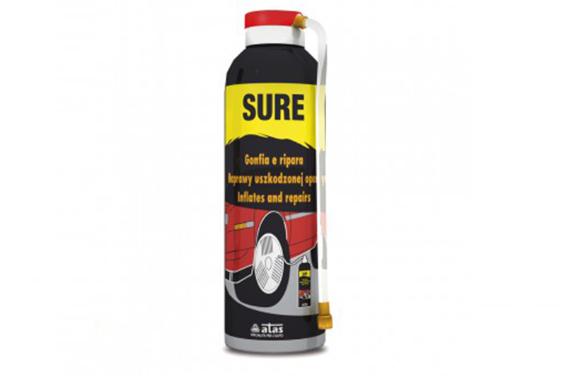 Засіб для ремонту шин SURE 300 ML-spray ATAS Средство для ремонта шин SURE 300 ML-spray ATAS