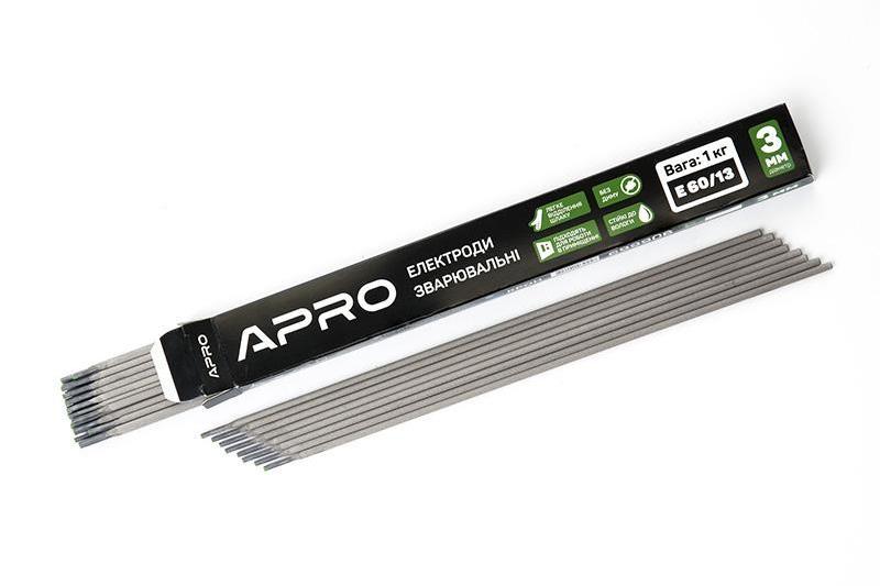 Электроды сварочные Е 60/13 1кг 3мм APRO