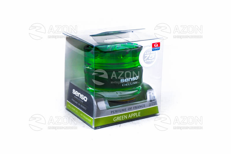 Автомобильный освежитель воздуха Senso Deluxe Green Apple (зеленое яблоко) (ароматизатор) Dr. Marcus Купить Автомобильный освежитель воздуха Senso Deluxe Green Apple (зеленое яблоко) (ароматизатор) Dr. Marcus