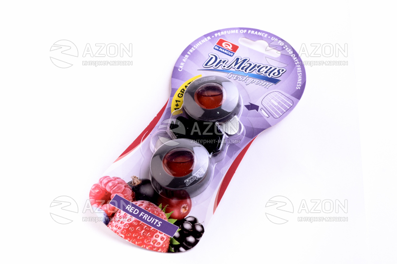 Автомобильный освежитель воздуха Fresh Point Red Fruits (красные ягоды) 2,5 мл. (2 шт) (жидкий ароматизатор с креплением на решетку) Dr. Marcus Купить Автомобильный освежитель воздуха Fresh Point Red Fruits (красные ягоды) 2,5 мл. (2 шт) (жидкий ароматизатор с креплением на решетку) Dr. Marcus